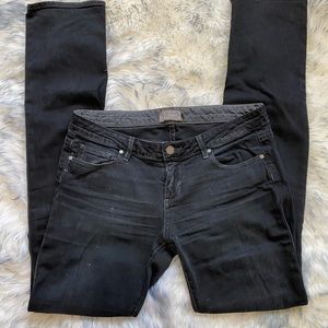 Paige size 29 straight black jean